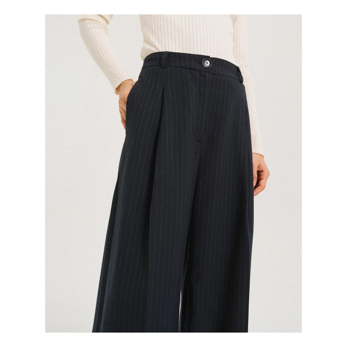 Pantalón a Rayas Eustache Tinsels | Azul Marino