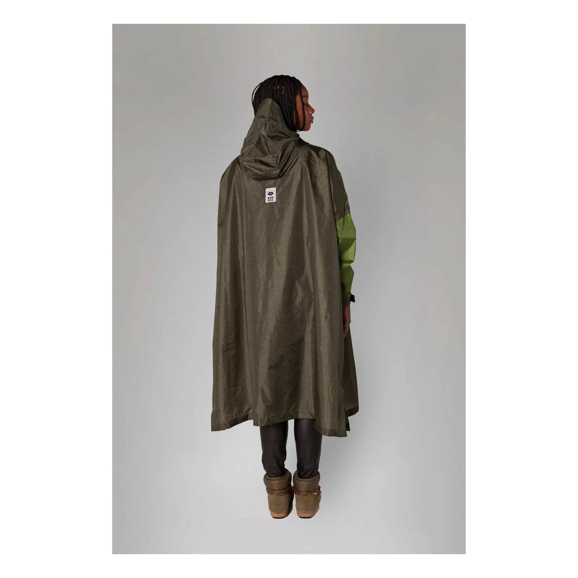 Rainkiss - Poncho Impermeable Espiga - Colección Mujer | Marrón