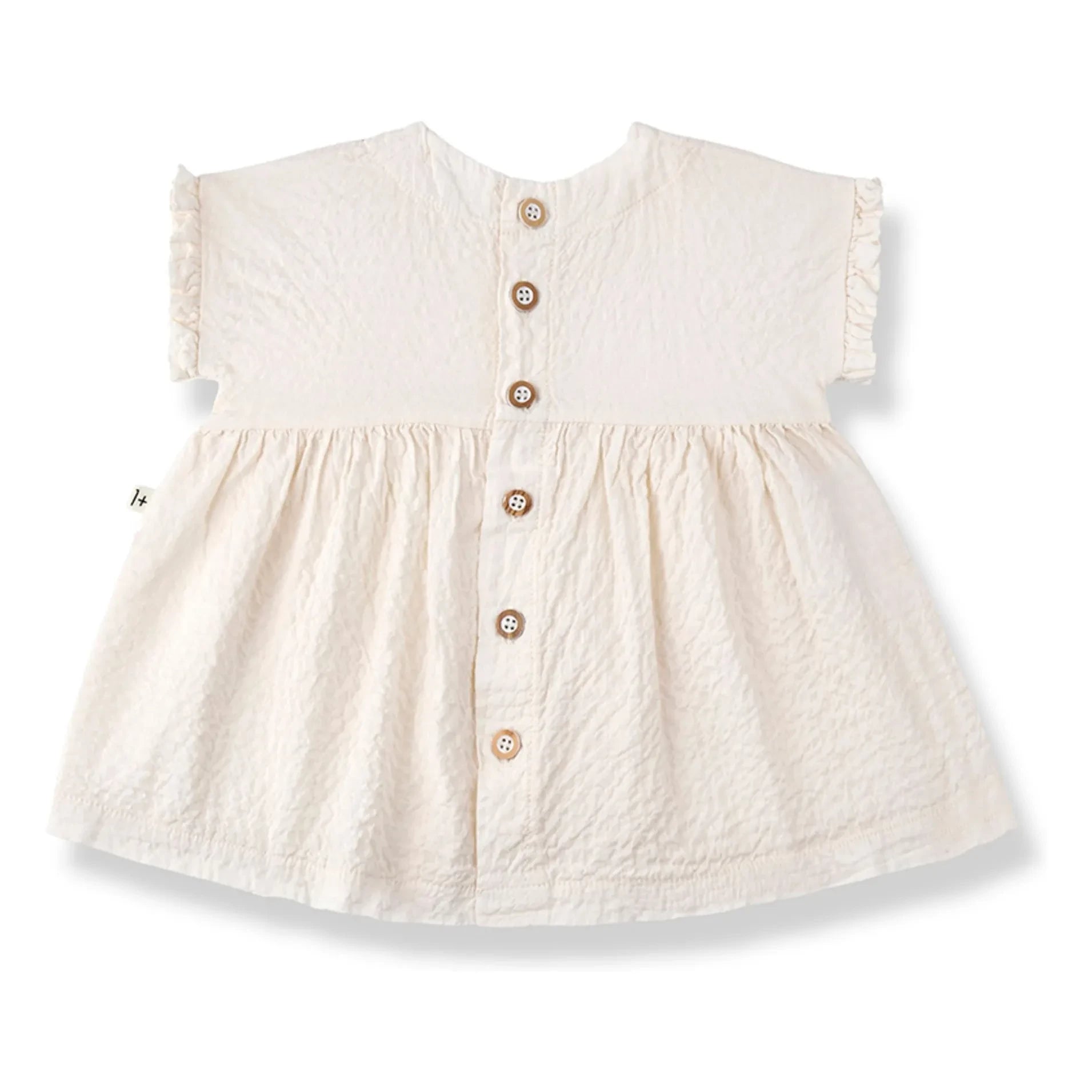 1+ in the family - Vestido Troya Seersucker | Crudo