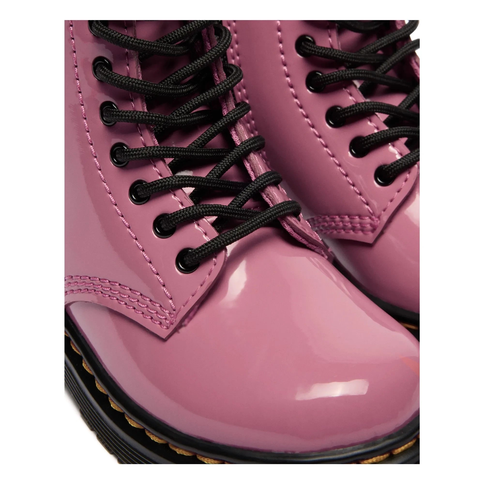 Dr Martens - 1460 J Bota con cordones y charol | Rosa
