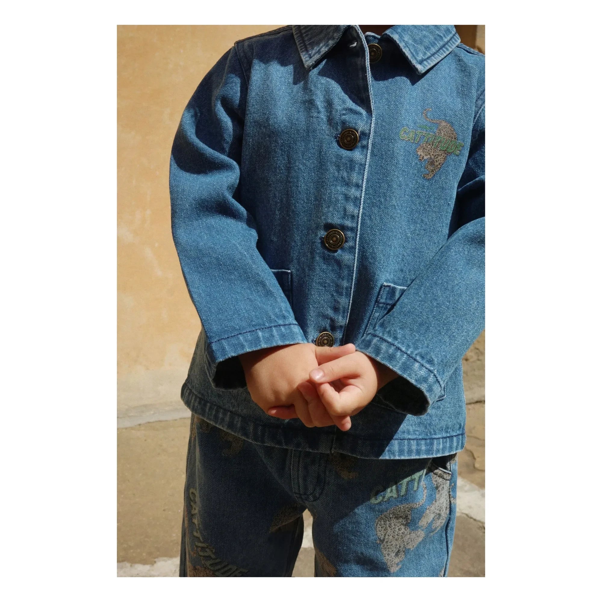 Konges Sløjd - Jeans Cheetahs Magot de Algodón Orgánico | Azul