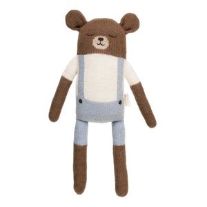 Main Sauvage - Oso de peluche grande | Azul