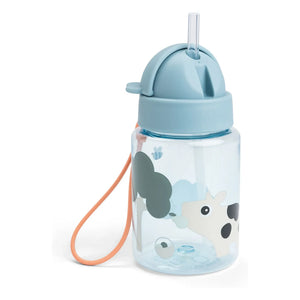 Done by deer - Botella de agua Tiny Farm - 280 ml | Azul claro
