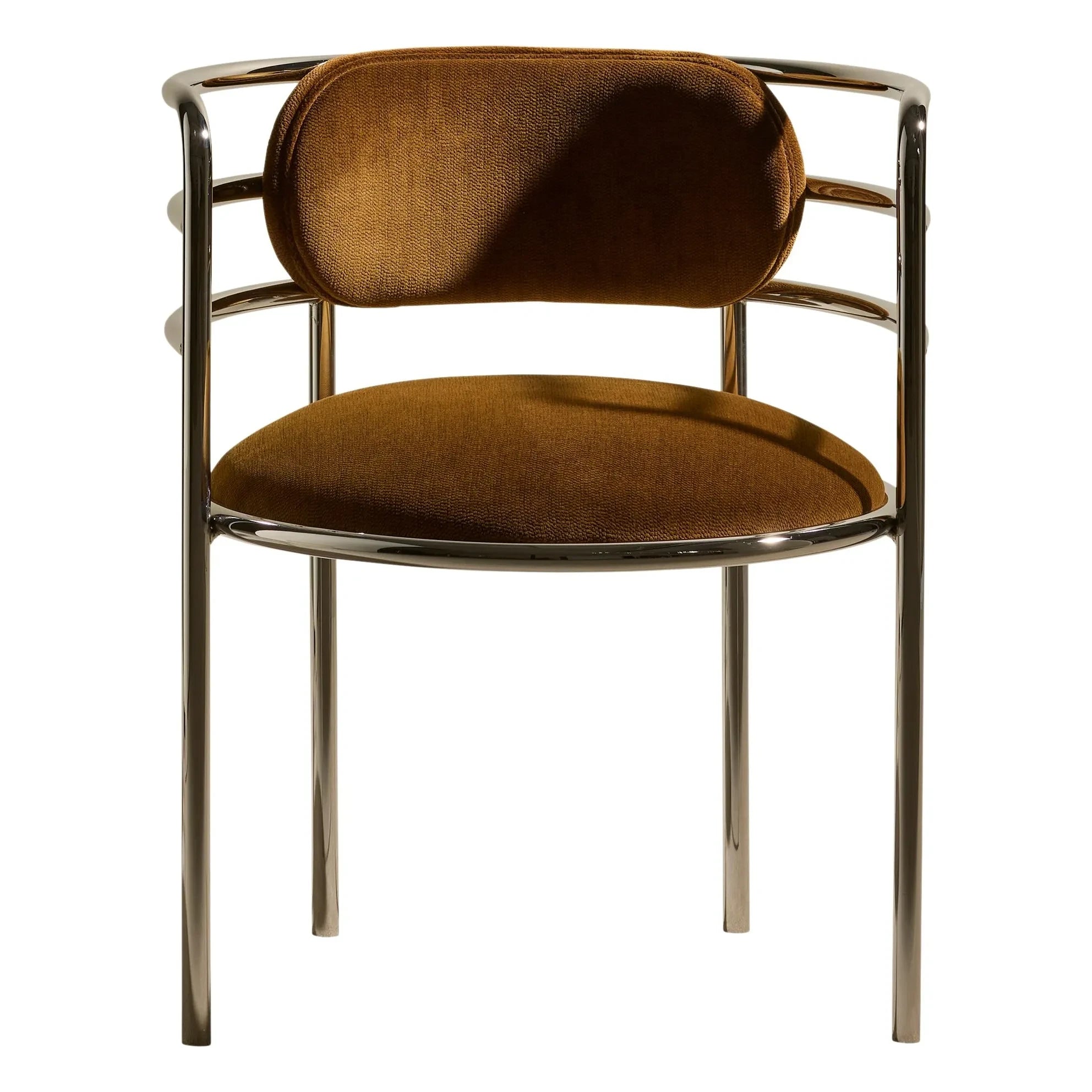 Maison Sarah Lavoine - Silla Moon de terciopelo cromado | Havana