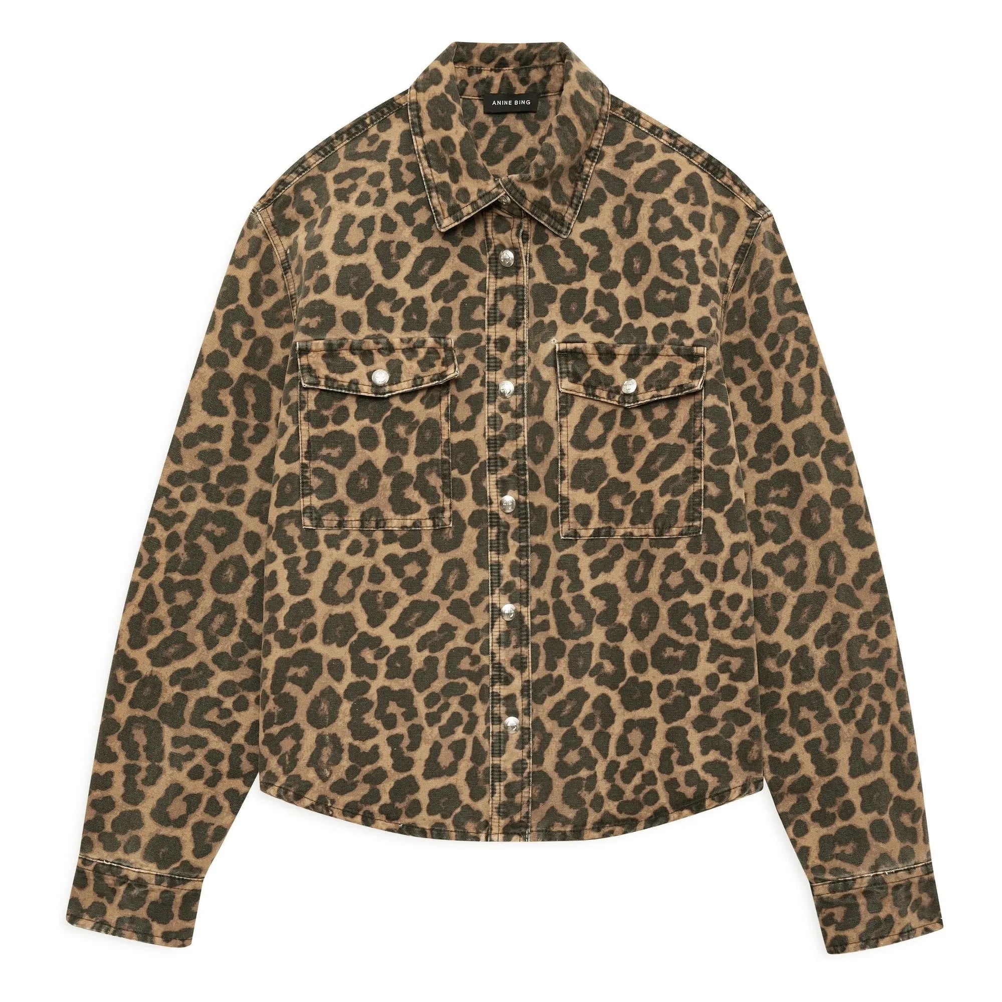 Anine Bing - Camisa Paxton Leopard | Marrón