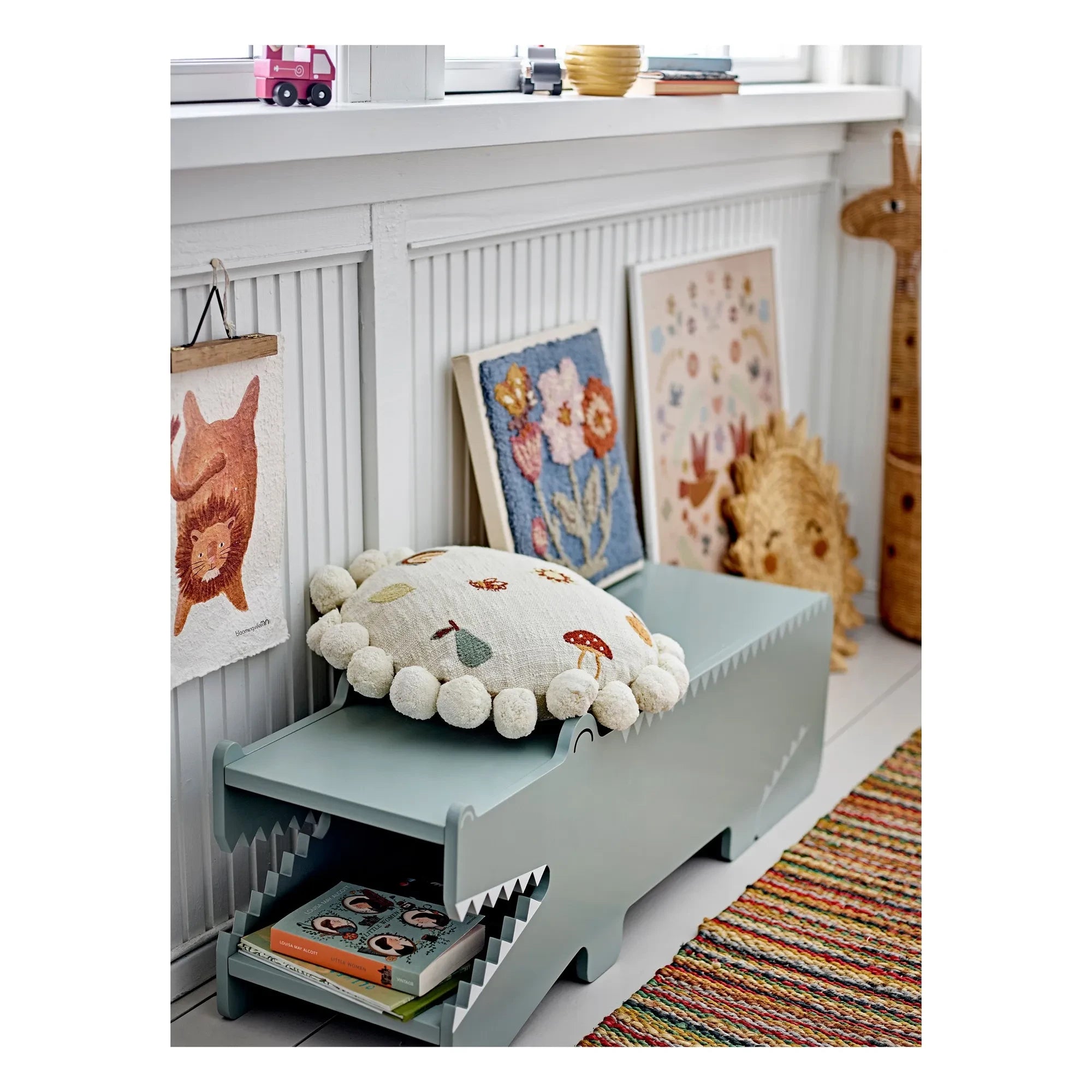 Bloomingville Mini - Cojín Agnes | Beige