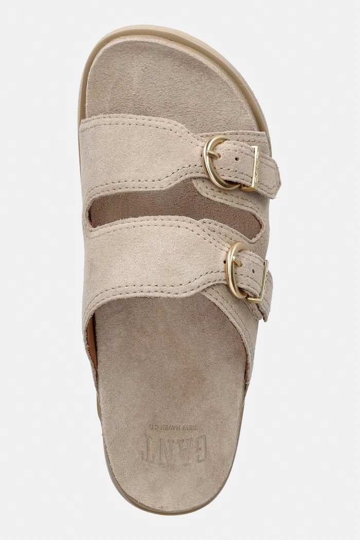 Gant zapatillas de mujer destalonadas de ante con puntera abierta Mardale