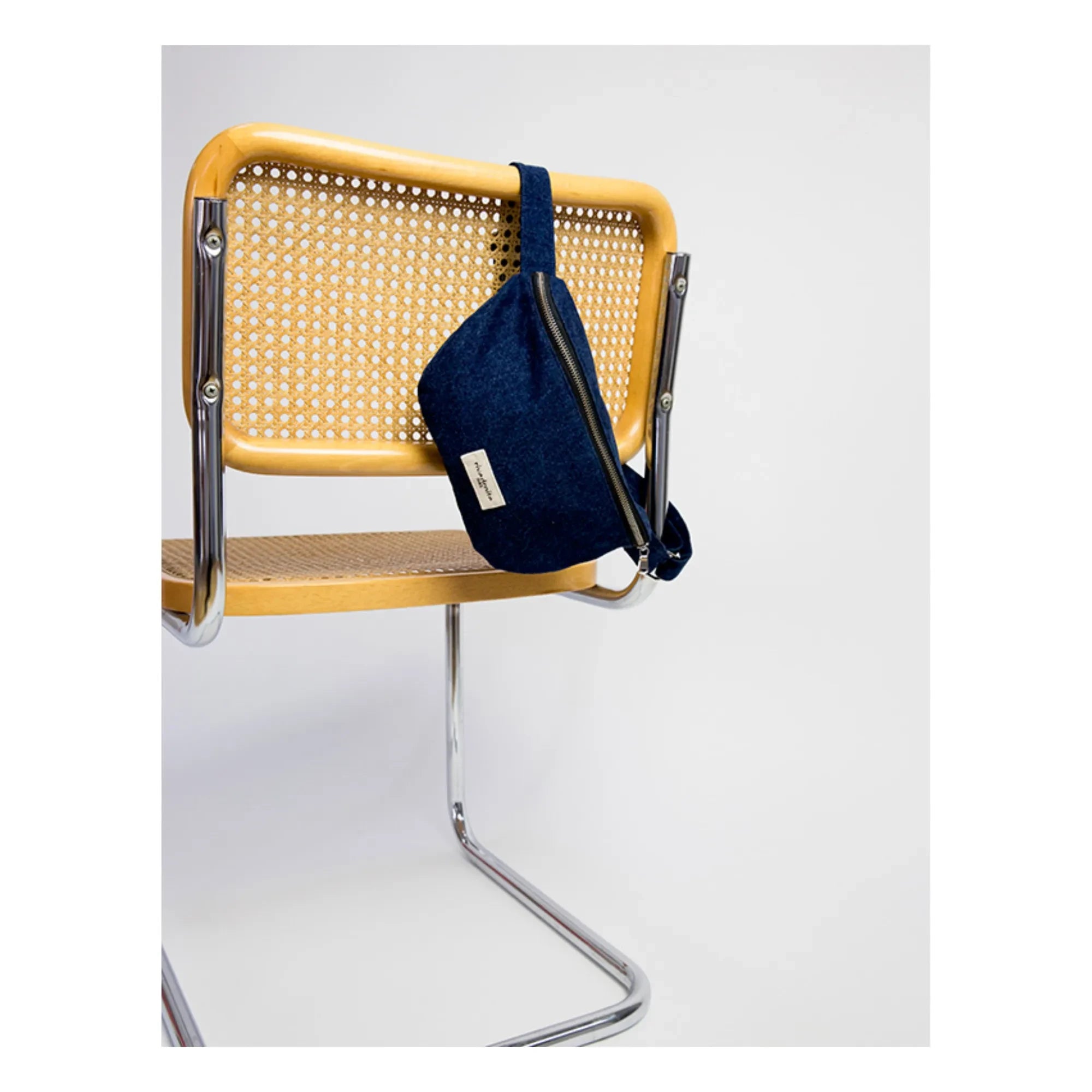 rivedroite - Riñonera Custine de denim reciclado | Denim bruto