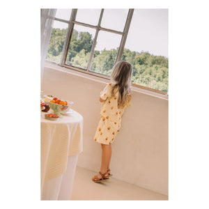 Studio Bohème - Camisa de algodón orgánico Voile Brioches | Amarillo claro