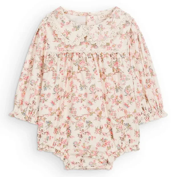 Louise Misha - Chouchou Organik Pamuklu Romper | Krem