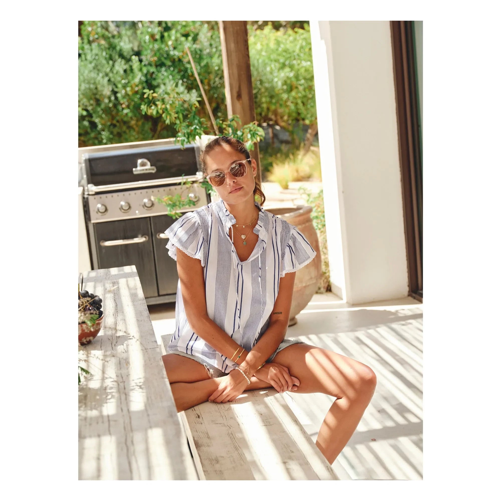 M.A.B.E. - Blusa Eleni | Azul