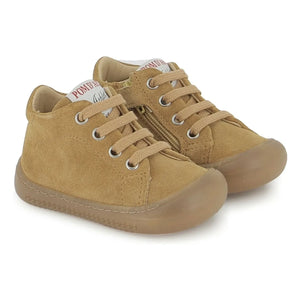 Pom d'Api - Yaka Walk Kadife bootiler | Kum Rengi