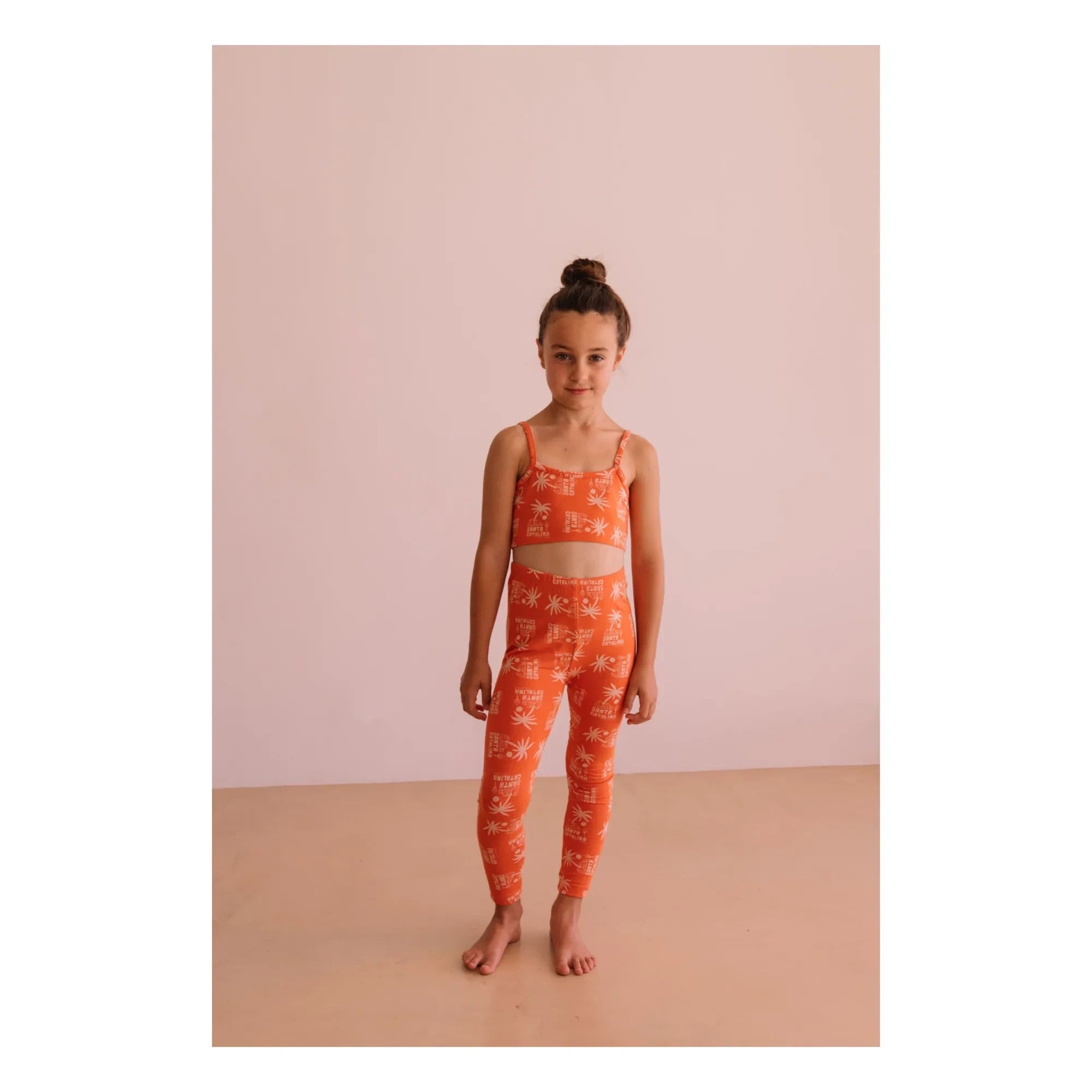 We Are Kids - Mallas de algodón orgánico Nour Palm | Naranja