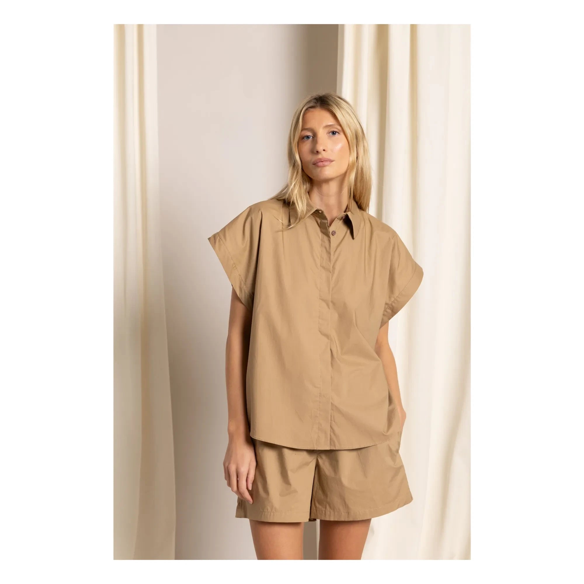 Smallable Mujer - Pantalones cortos Sora | Marrón glaseado