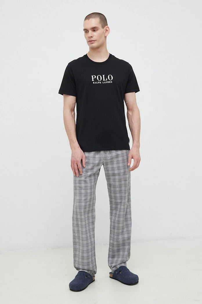 Camiseta de pijama de algodón de manga corta Polo Ralph Lauren