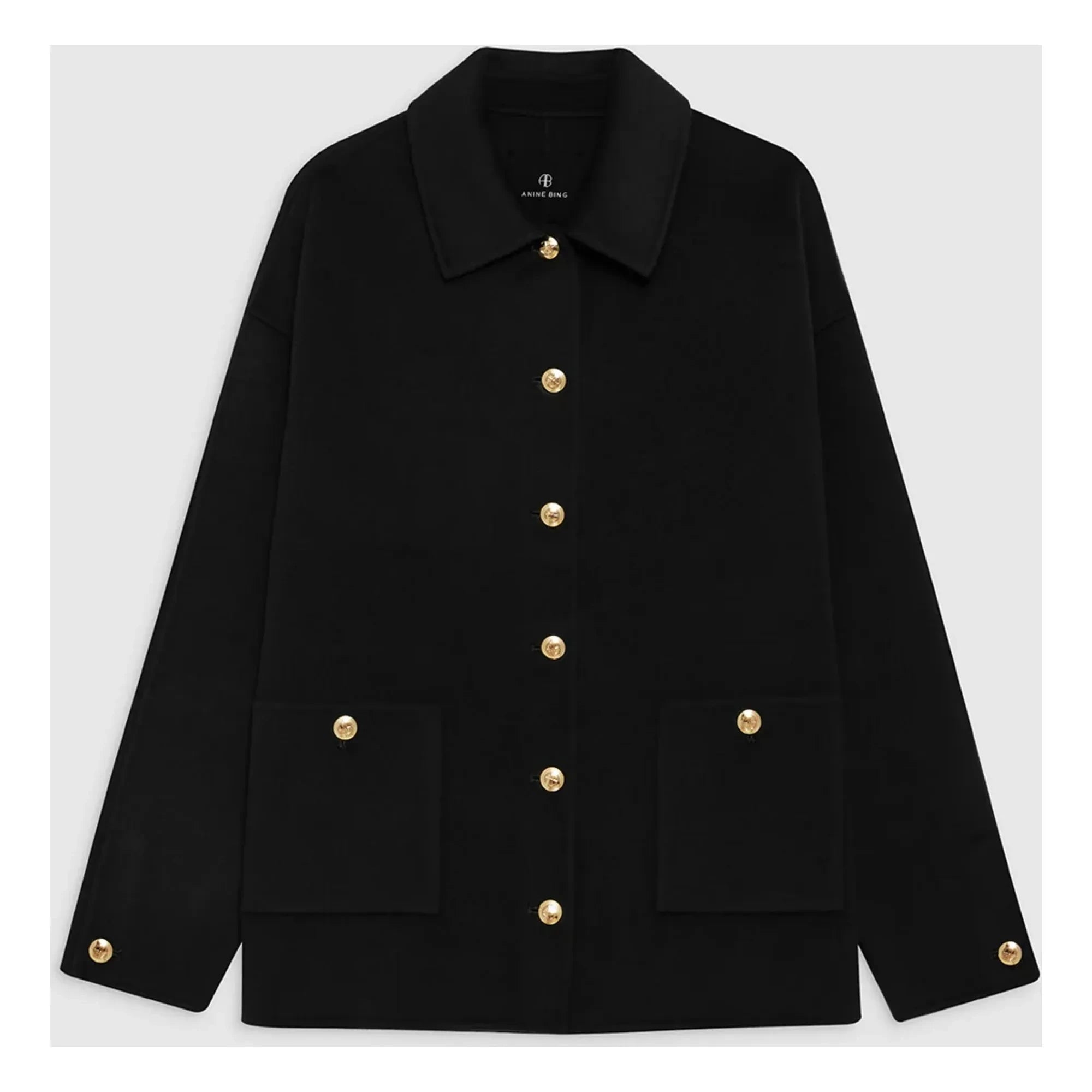 Anine Bing - Chaqueta de lana Luca | Negro