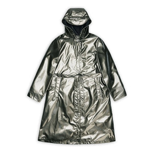 Rains - Abrigo Largo A-Line W3 | Gris carbón