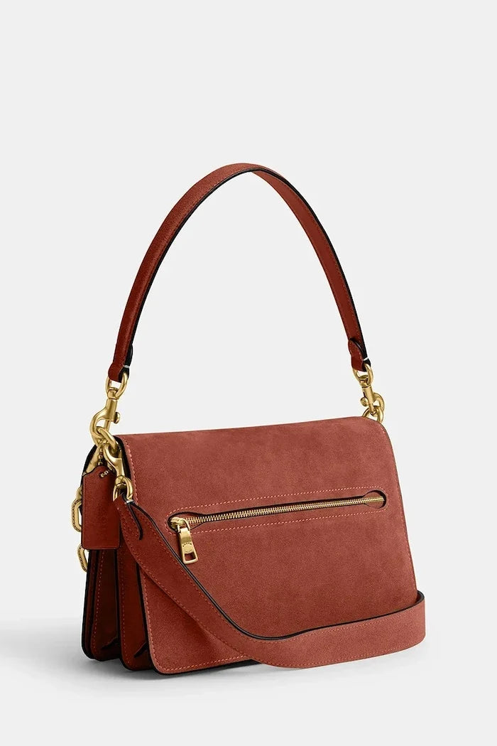 Bolso de hombro Coach de gamuza Suade Chain Tabby