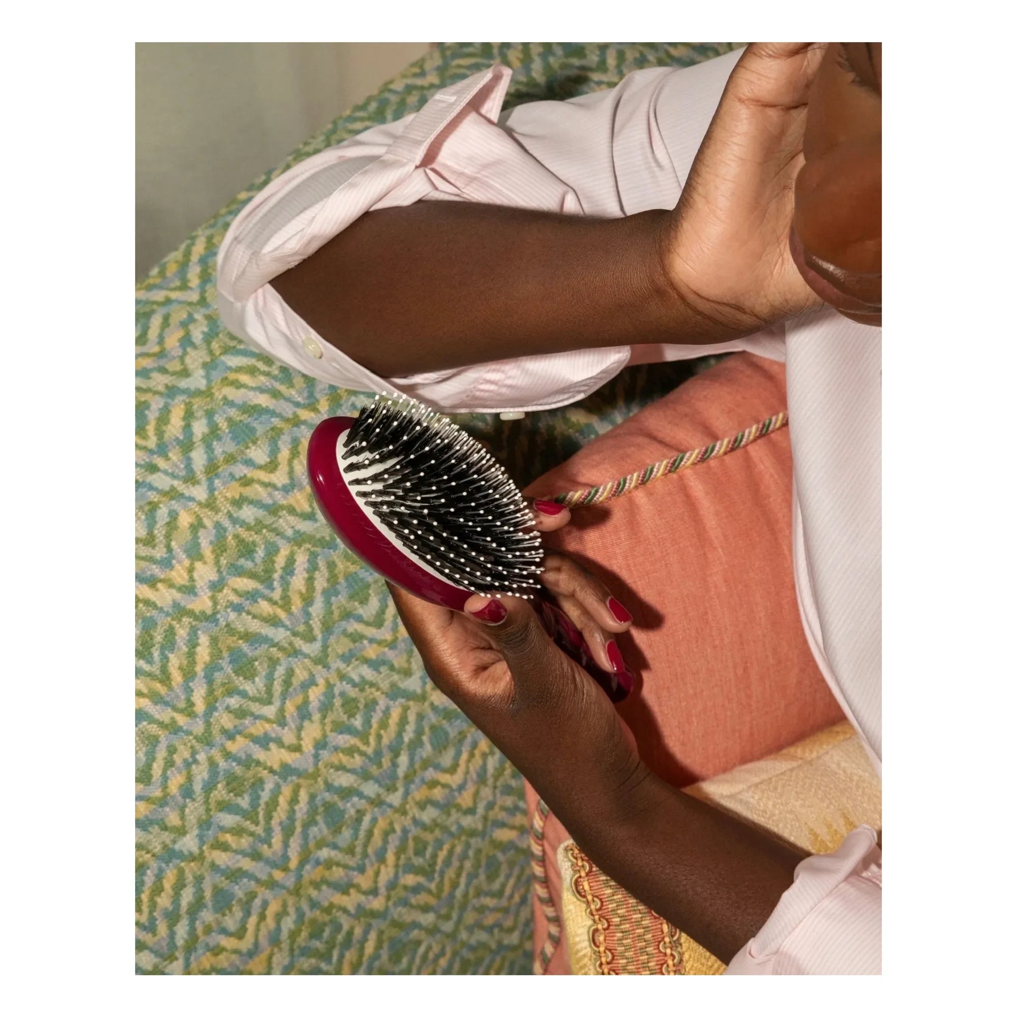 La Bonne Brosse - Brosse L'Indispensable Douceur N°3 - Cuero cabelludo sensible | Rojo cereza