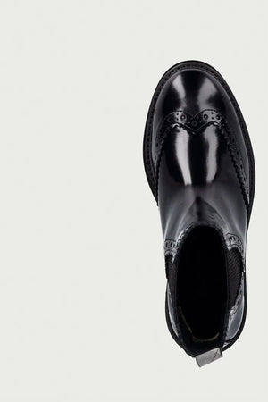 Botines Chelsea de cuero para mujer Barbour Fawne