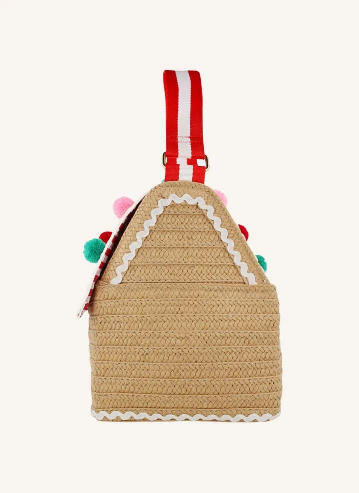 Meri Meri - Bolsa en forma de casa de galletas de jengibre