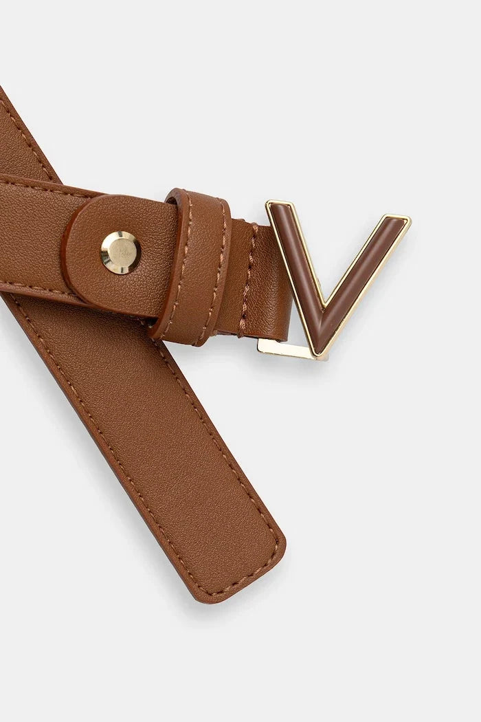 Valentino Bags Cinturón de piel sintética para mujer GLOW