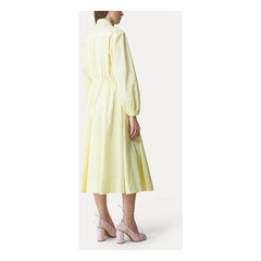 Forte Forte - Vestido de popelina de algodón | Amarillo