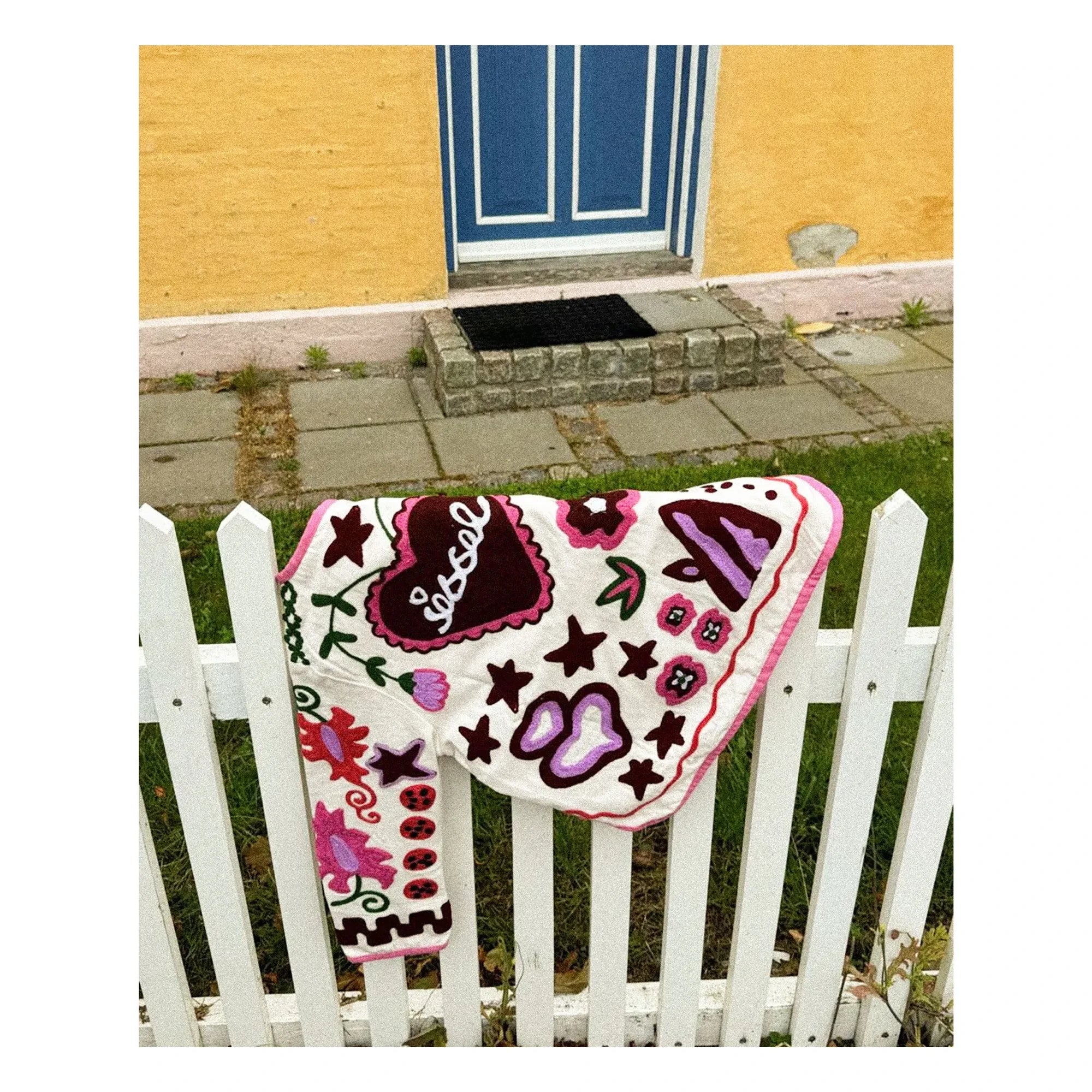 SISSEL EDELBO - Chaqueta bordada Maggie - Colección infantil | Crudo