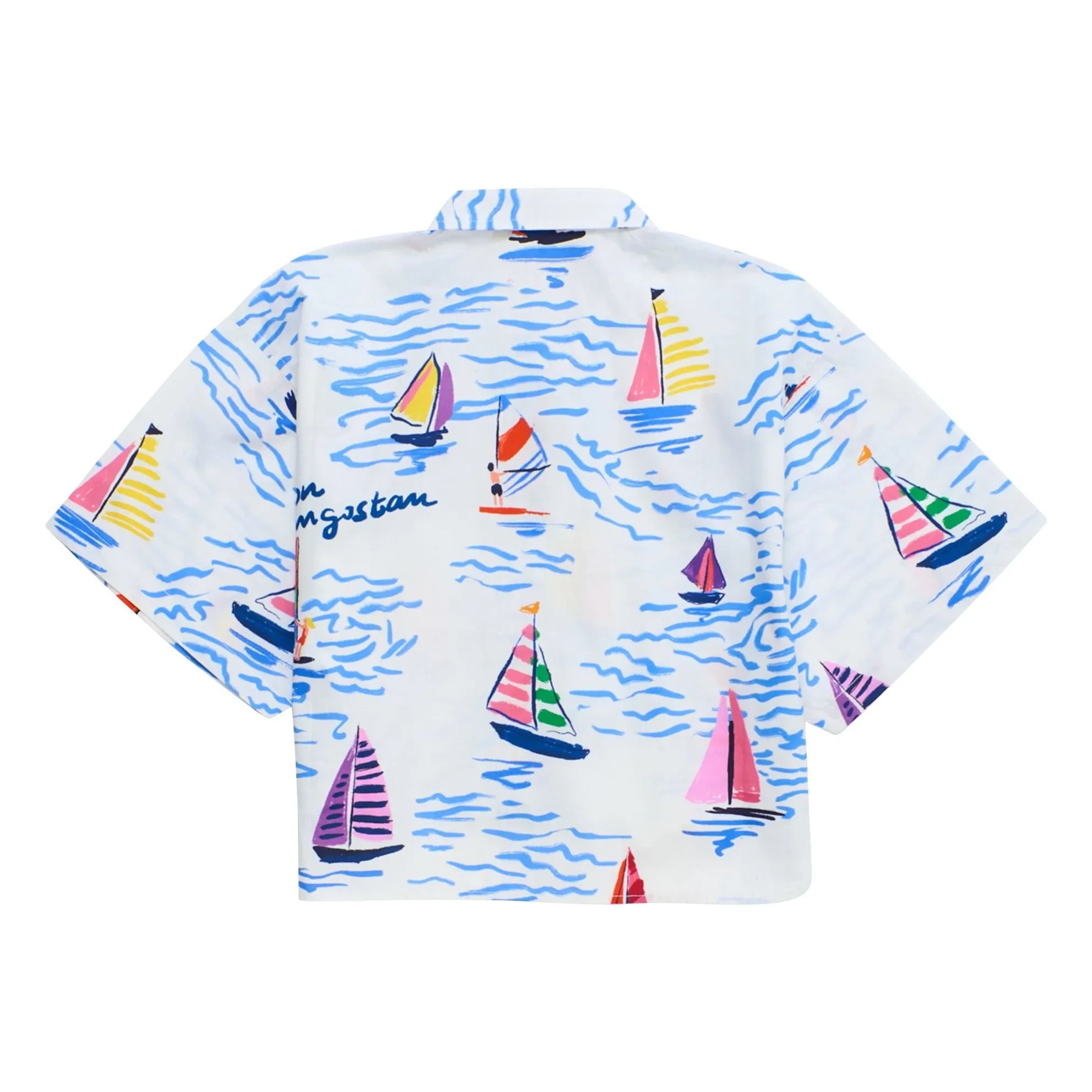 Maison Mangostan - Camisa Sails | Blanco