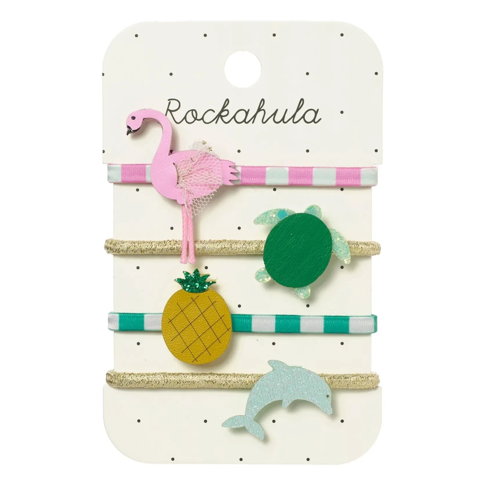 Rockahula Kids - Set de 4 coleteros | Blanco