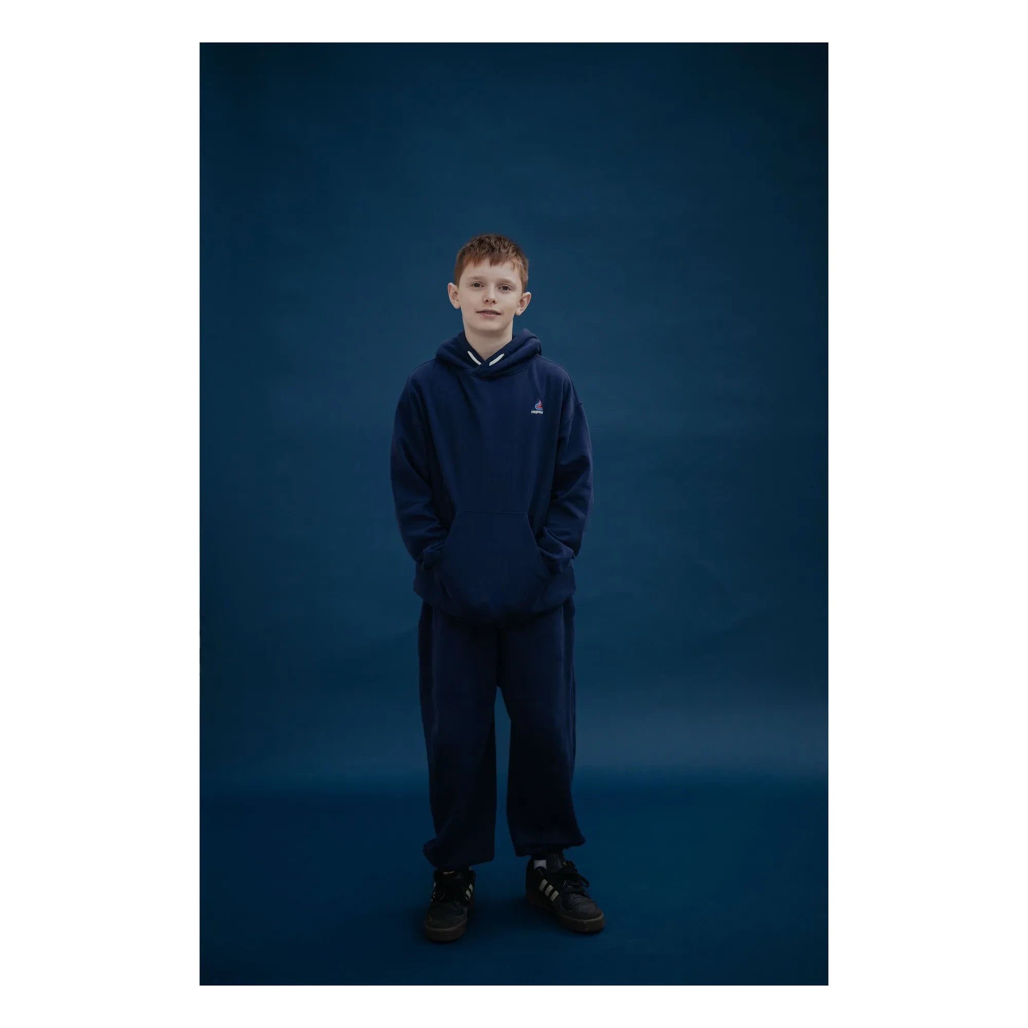 Repose AMS - Sudadera de algodón orgánico | Azul marino
