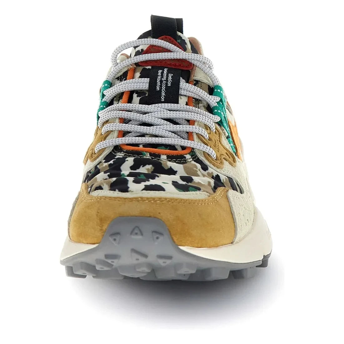 Flower Mountain - Zapatillas Yamano 3 Leopard de ante y nailon | Naranja