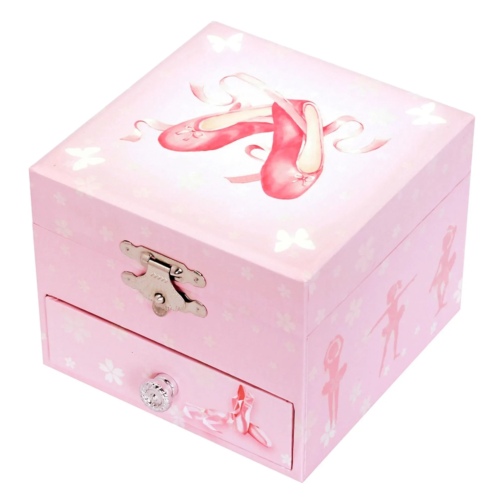 Trousselier - Caja de música Bailarina fosforescente | Rosa