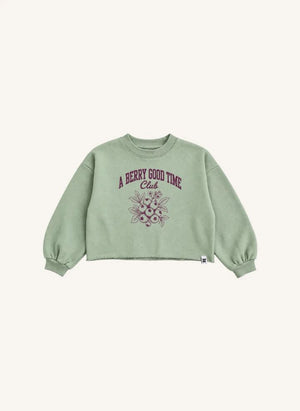 Hundred Pieces - Belmont Blueberry Sudadera Orgánica de Algodón | Verde