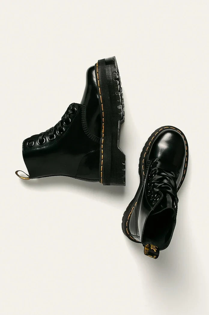Dr Martens - Botas de piel Molly