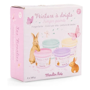 Moulin Roty - Pinturas de dedos pastel Les Rosalies