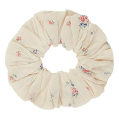 Emile et Ida - Coletero floral de algodón orgánico | Crema