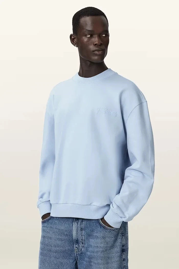 Sudadera extragrande de algodón AllSaints ODYSSEY para hombre