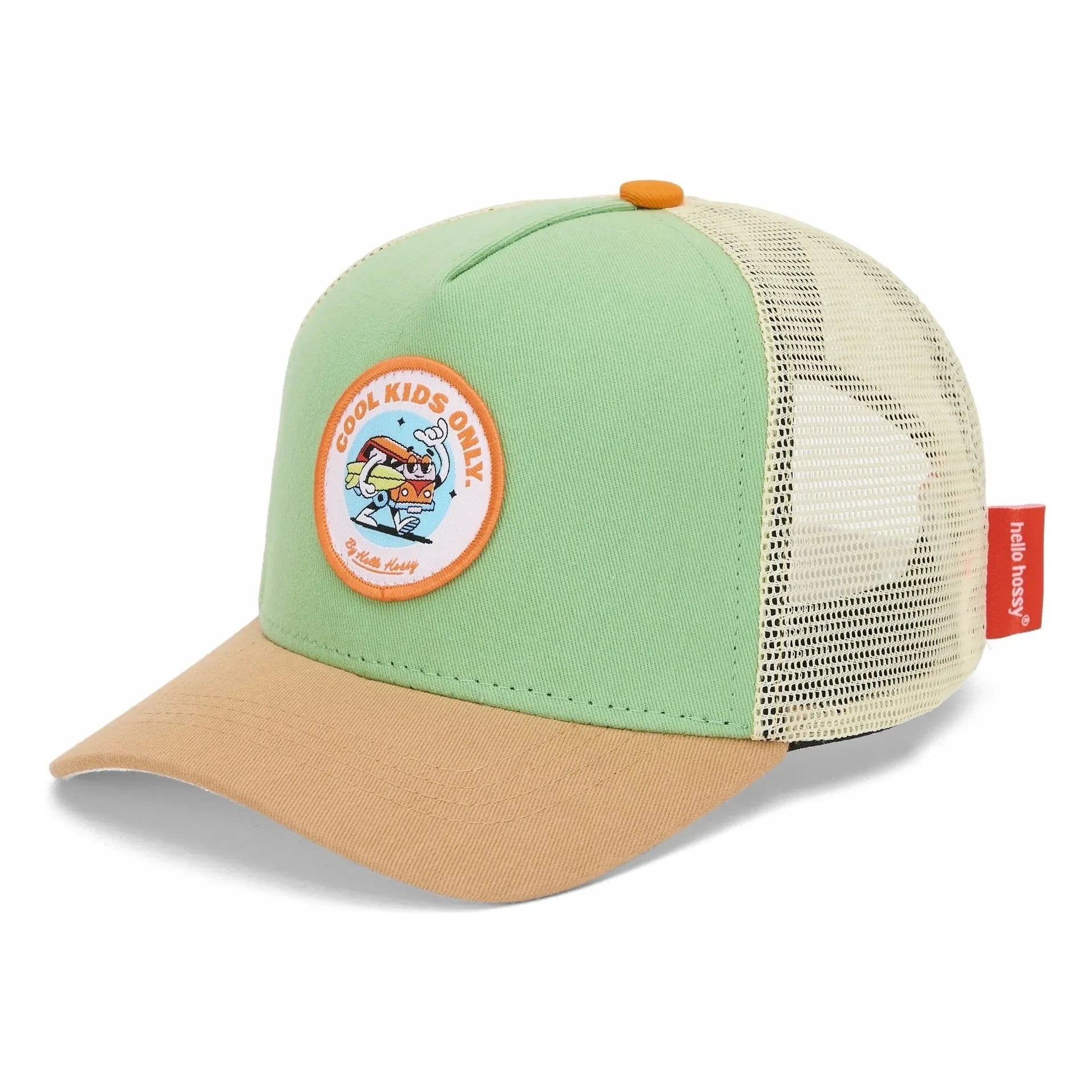 Gorra Hello Hossy - Trucker Surftrip Visera Curva | Verde