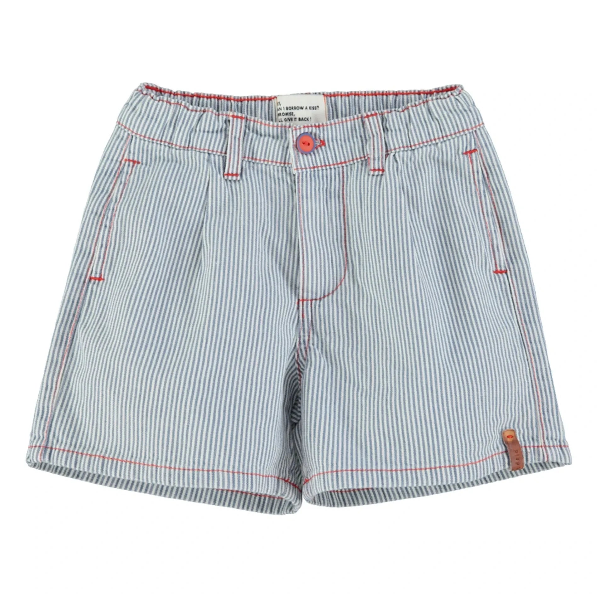 Piupiuchick - Pantalones cortos vaqueros de rayas | Azul