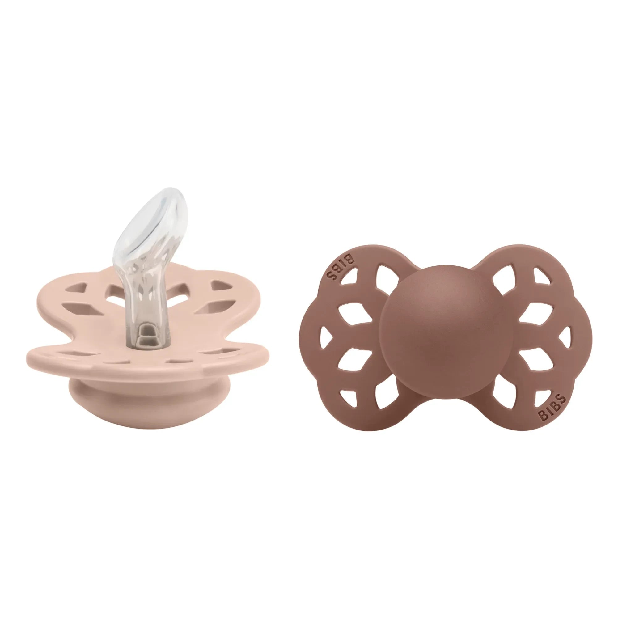 Bibs - Chupetes anatómicos Infinity - Set de 2 | Terracota