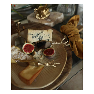 Doing Goods - Cuchillos para queso - Set de 3 | Marrón dorado