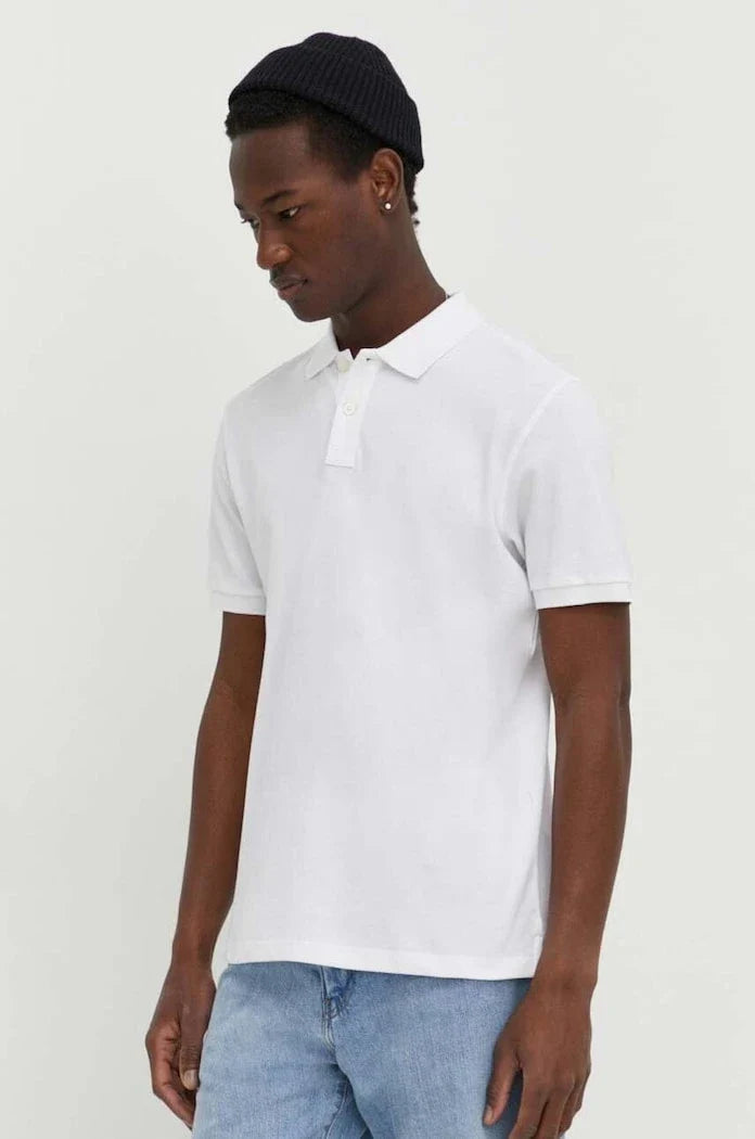 Camiseta de algodón con cuello de Marc O'Polo