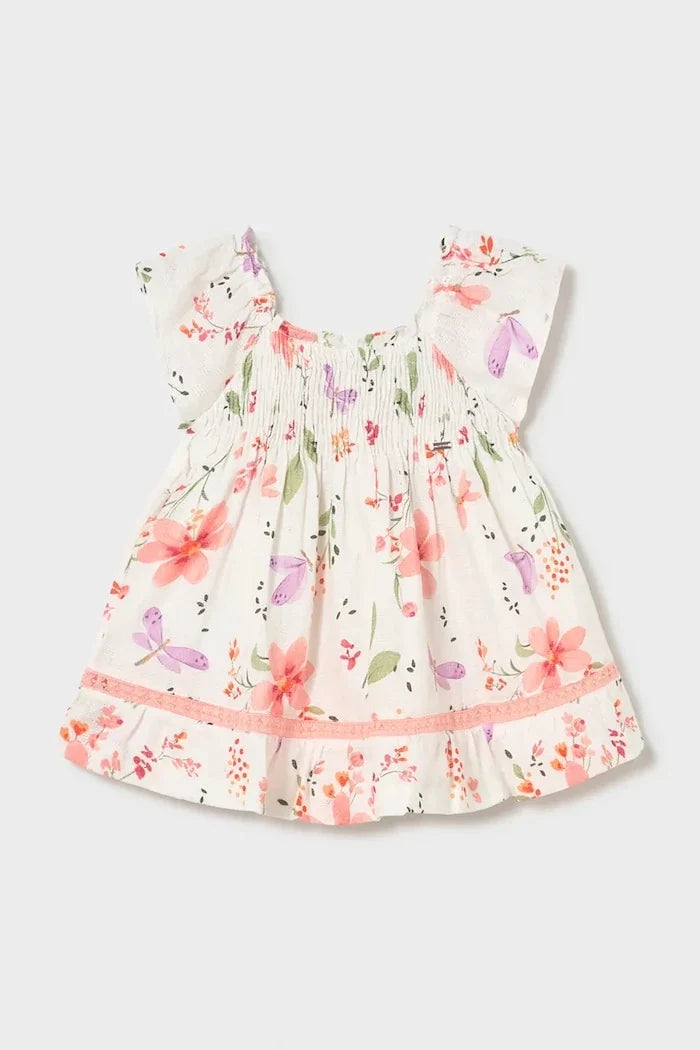 Vestido de algodón para niña Mayoral
