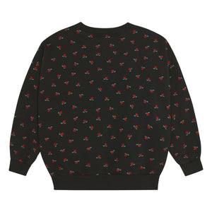 The Campamento - Çiçekli Sweatshirt | Kömür grisi