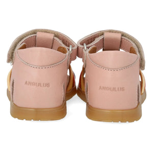 Angulus - Sandalias de bloque de color | Rosa claro