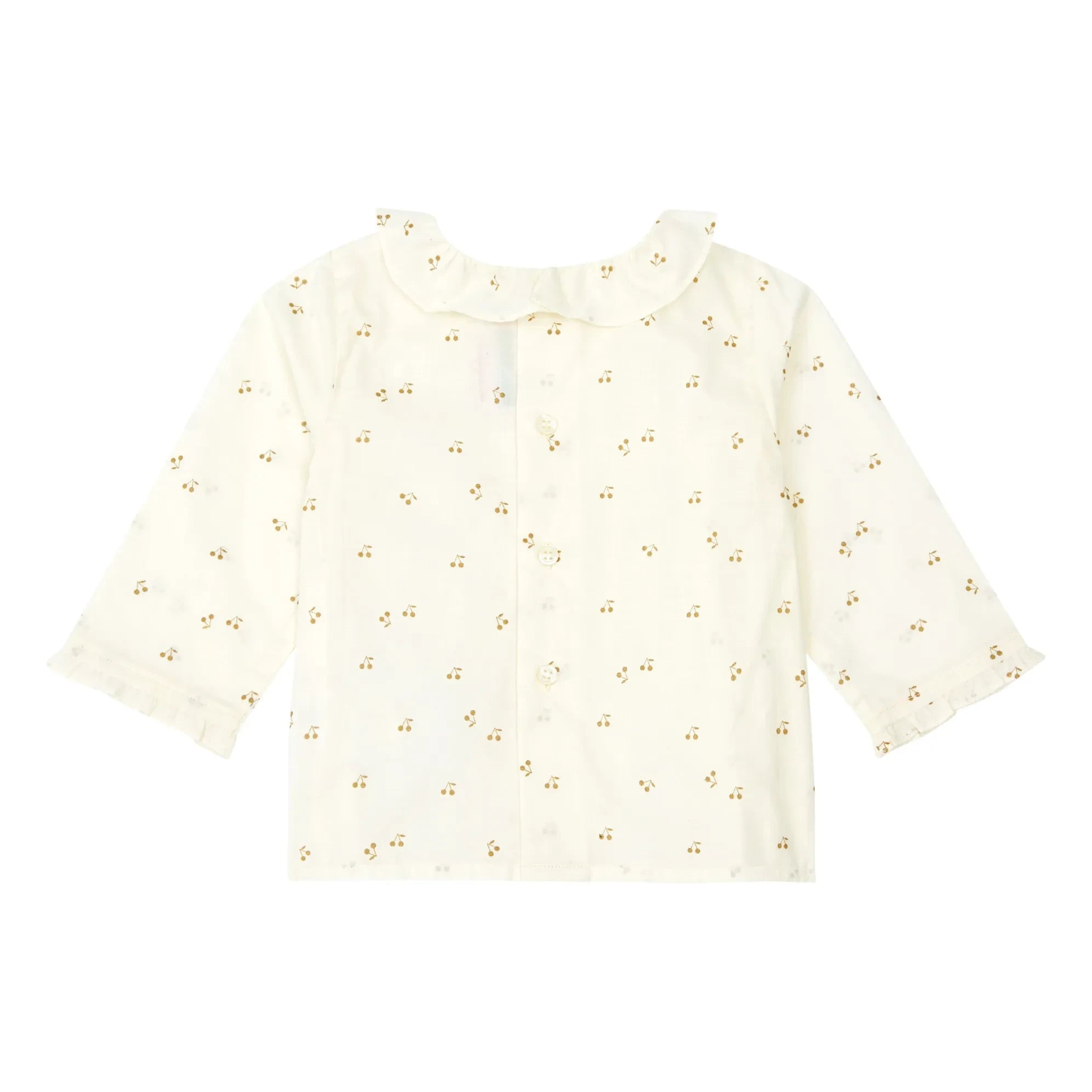 Bonpoint - Blusa de cerezas Ganiti | Crudo