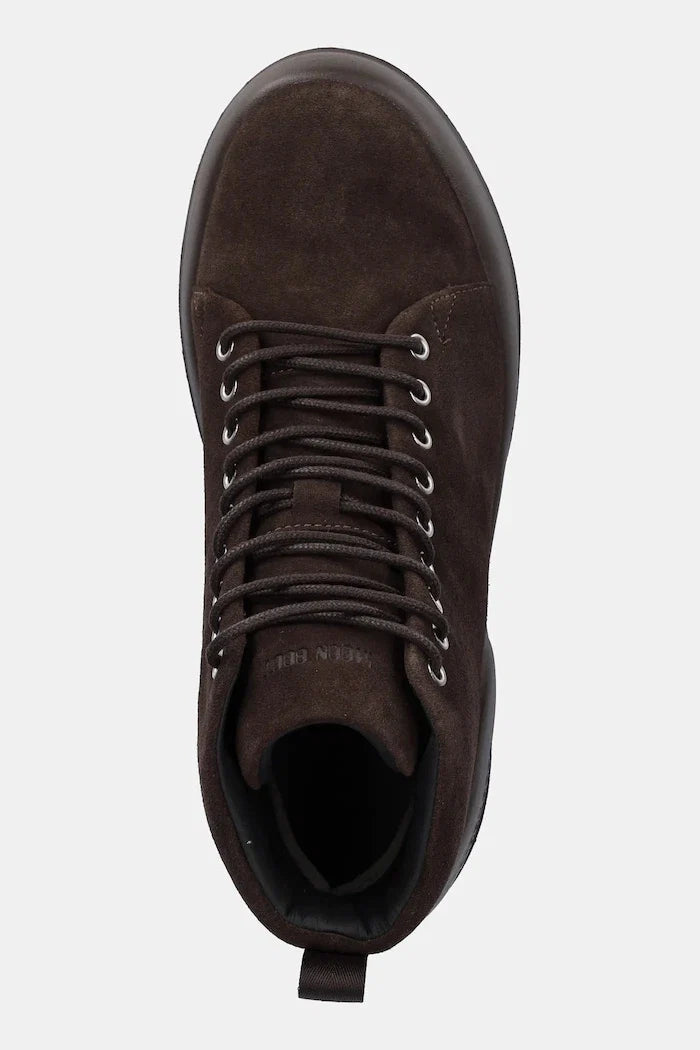 Botas de nieve de ante para mujer Moon Boot MB MEZZALUNA LACE UP MID SUEDE