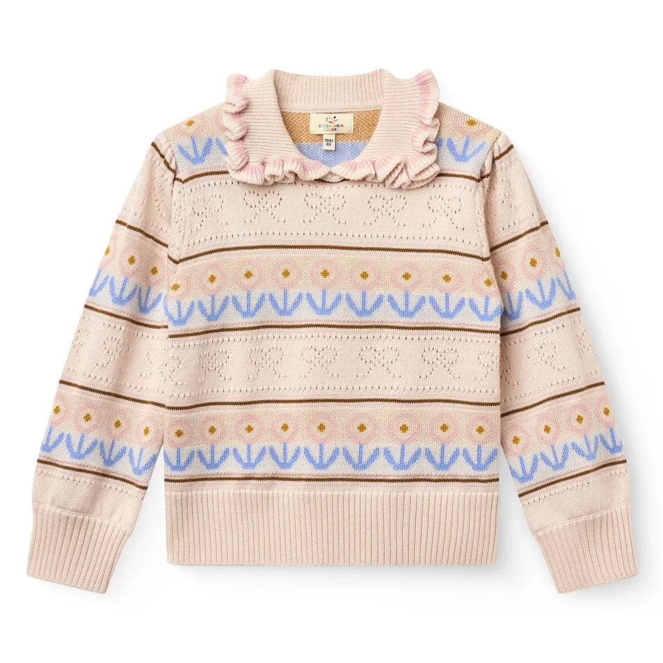 Copenhagen Colors - Jersey de cuello redondo de lana | Beige