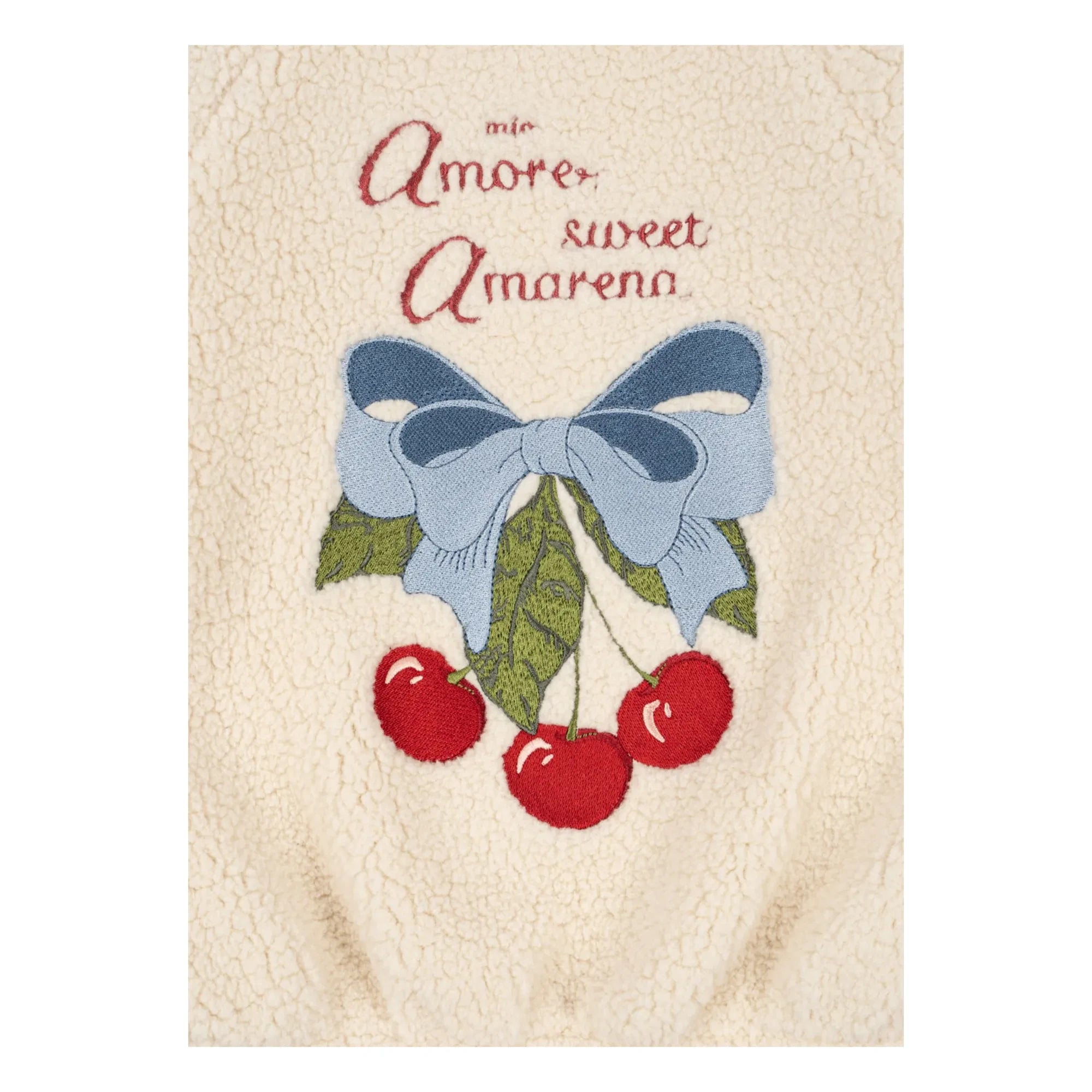 Konges Sløjd - Jazz Sherpa Chaqueta Cherry Fibras recicladas | Crema